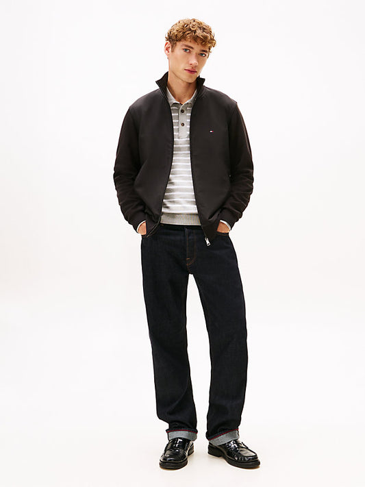 Intechno Knit Flag Embroidery Zip-Thru Jumper