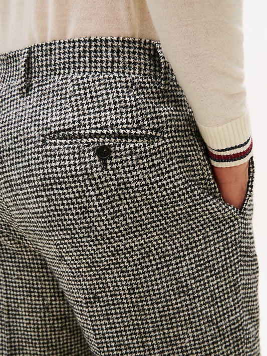 HoundstooWool Blend Trousers
