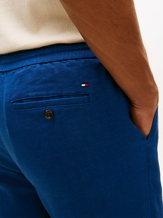 Harlem Tapered Leg Linen Blend Chinos