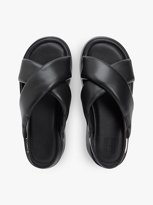 Padded Strap Wedge Sandals