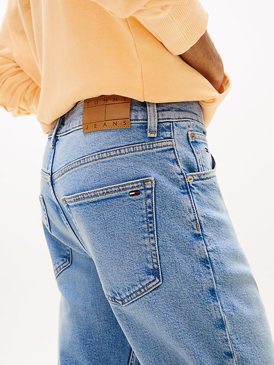 Whiskered Faded Slim Jeans