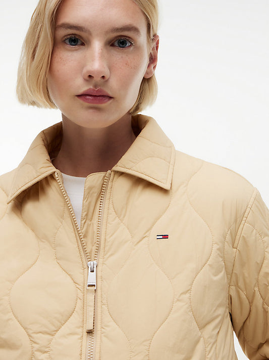 Water Repellent Quilted Relaxed Jacket