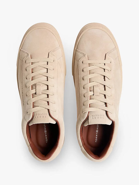 Premium Debossed Suede Trainers