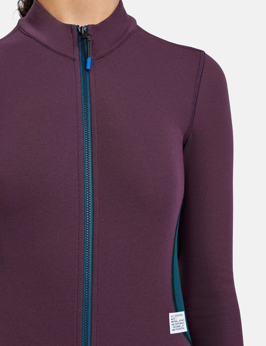 Women's Alt_Road Long Sleeve Jersey - Eggplant