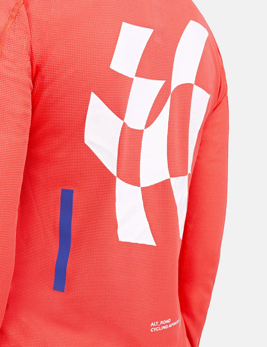 Women's Alt_Road Ride Long Sleeve T-Shirt - Lava