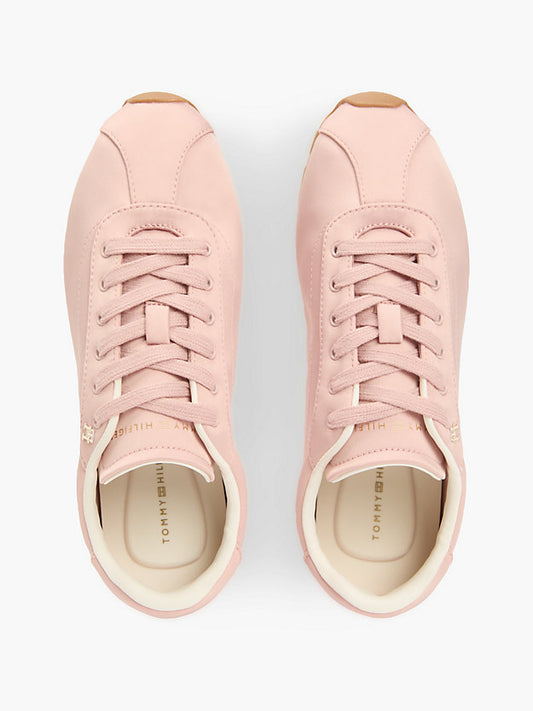 Monogram Satin Trainers