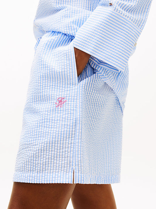Seersucker Cover-Up Shorts
