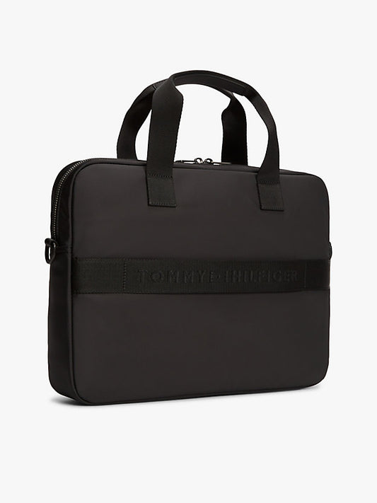 Metal Logo Laptop Bag