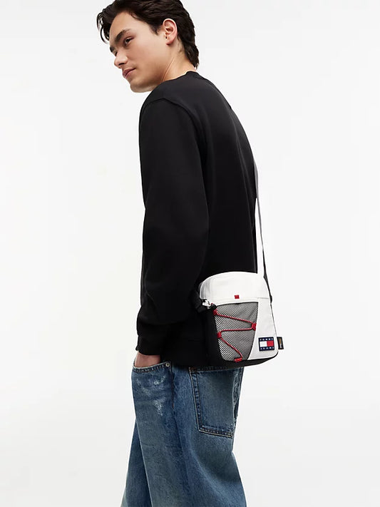 Outdoor Mesh Pocket Crossbody Reporter Bag