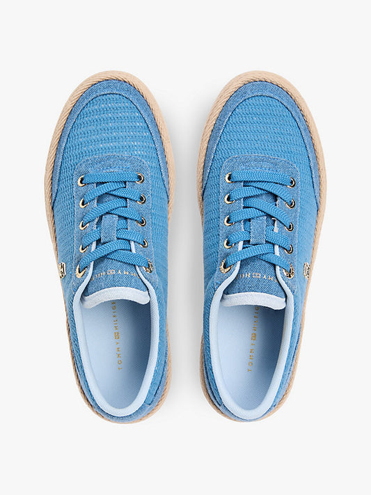 Monogram Canvas Rope Platform Trainers
