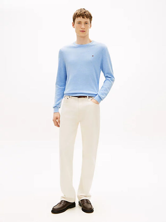 Flag Embroidery Crew Neck Jumper