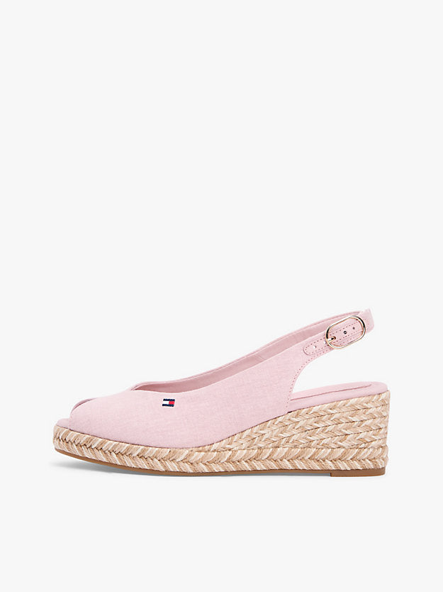 Hemp Slingback Wedge Espadrilles