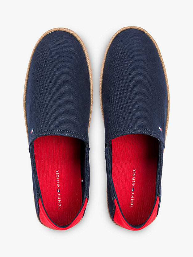 Flag Embroidery Canvas Espadrilles