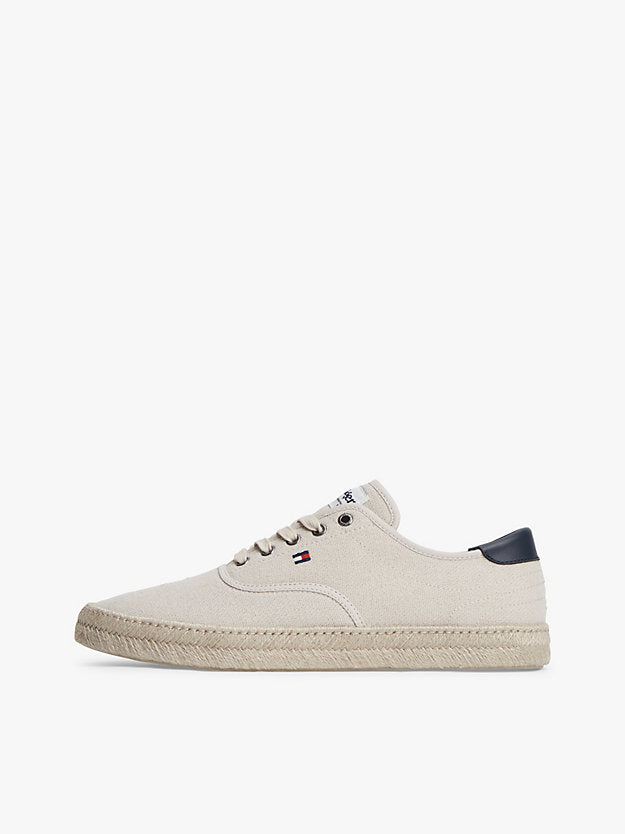 Canvas Espadrille Hybrid Trainers WiLinen