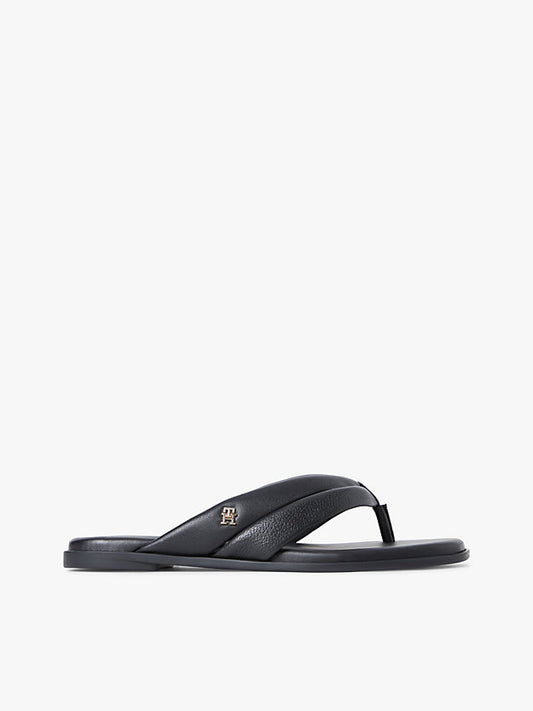 Leather Toe Post Flat Sandals