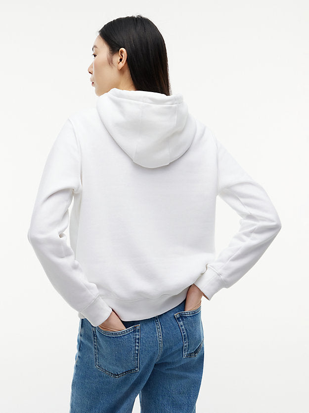 Flag Embroidery Fleece Drawstring Hoody