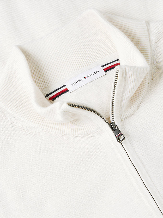 Flag Embroidery Zip-Thru Jumper