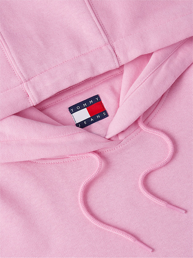 Flag Embroidery Fleece Drawstring Hoody