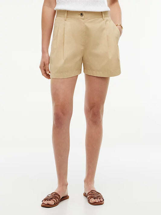 Washed Flared Chino Shorts
