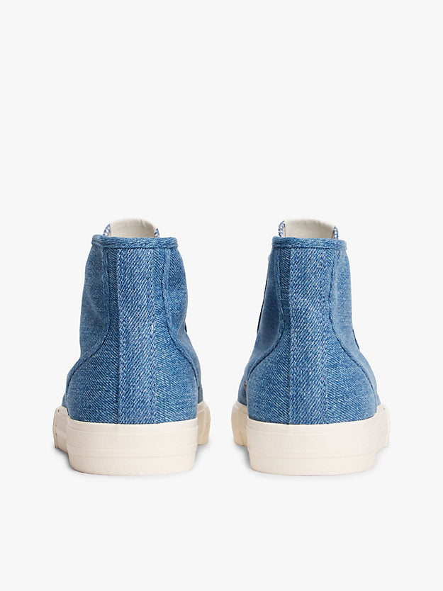 Archive Denim Flag Stripe Mid-Top Trainers