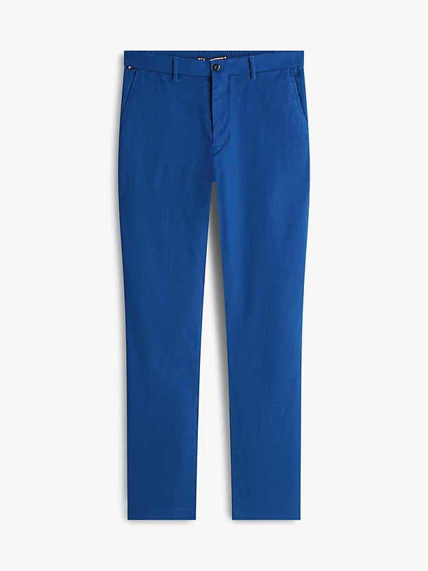 Denton Straight Leg Linen Blend Chinos