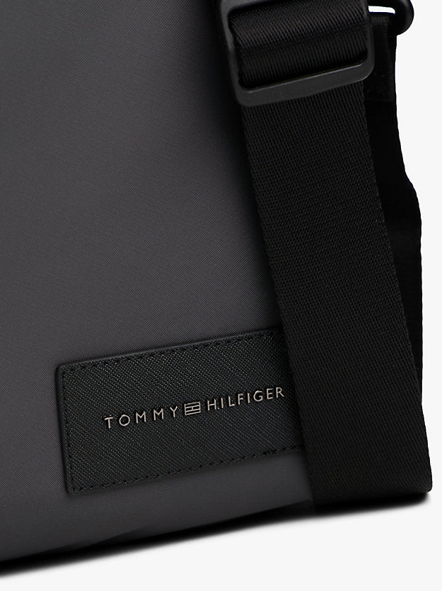 Textile Logo Patch Pocket Laptop Bag
