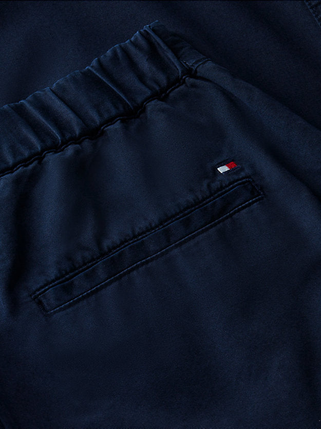 Washed Barrel Leg Chinos