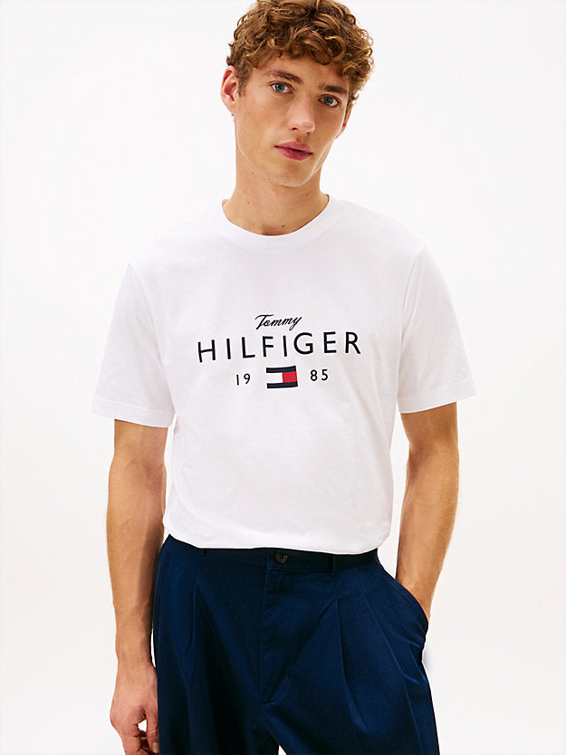Logo Graphic Jersey Crew Neck T-Shirt