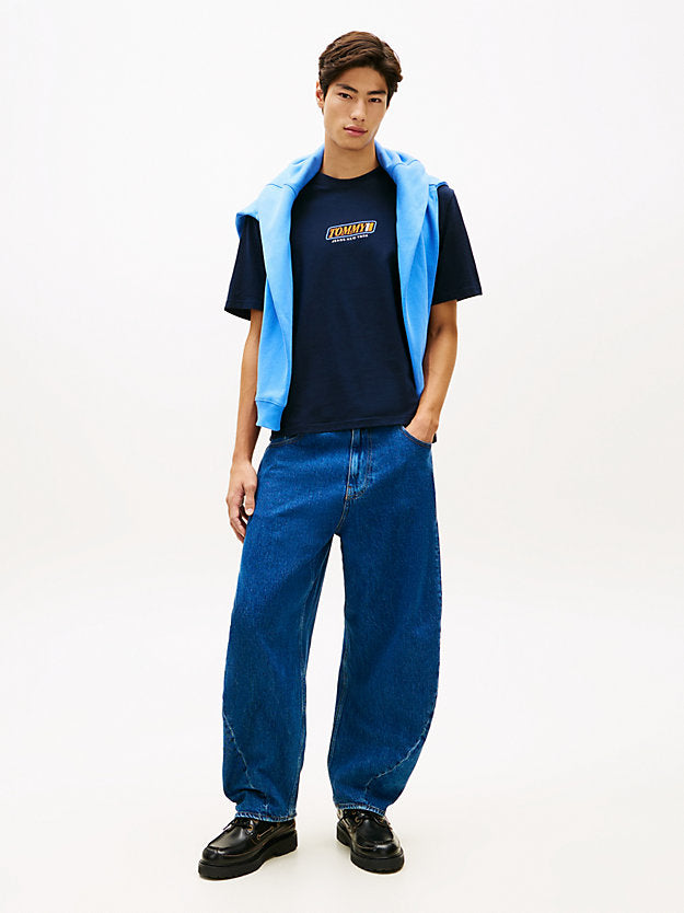90s Logo Embroidery Jersey T-Shirt