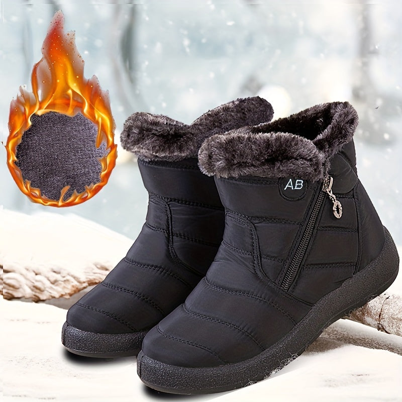 Warme, wasserdichte, rutschfeste orthopädische Stiefel für Damen