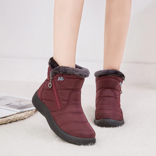 Warme, wasserdichte, rutschfeste orthopädische Stiefel für Damen