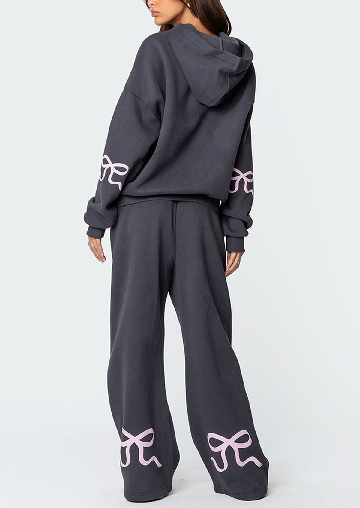 Soldes de Noël -50% - Ensemble sweat à capuche avec nœud pour femme