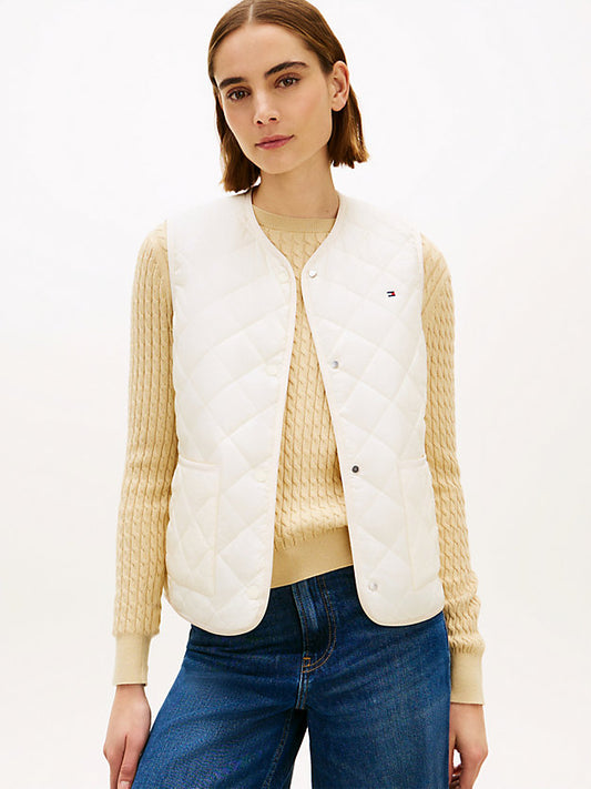 Shiny Lightweight Padded Quilted Gilet
