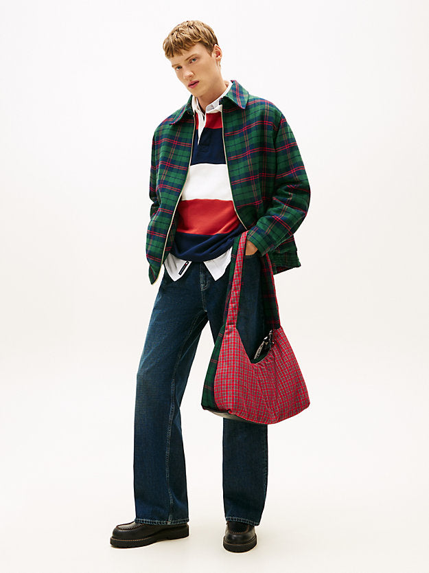 Girl Padded Tartan Oversized Ivy Jacket