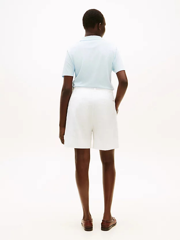 Curve Linen Blend Wide Leg Shorts