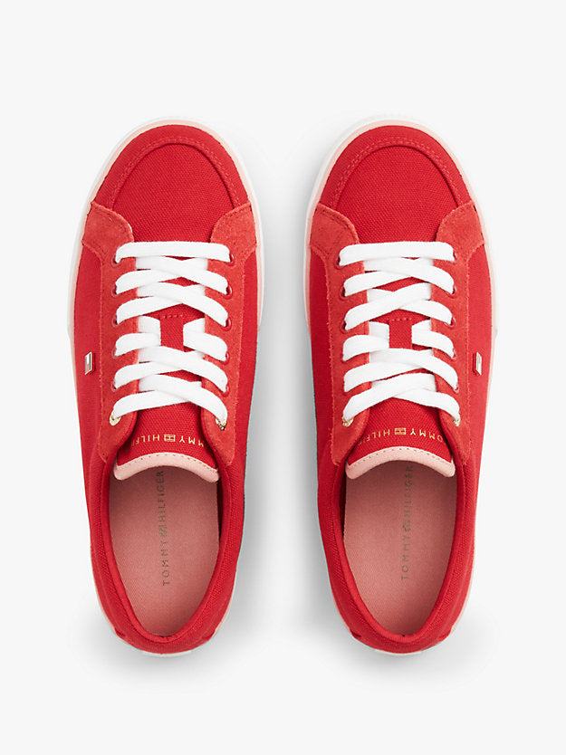 Canvas Enamel Flag Trainers