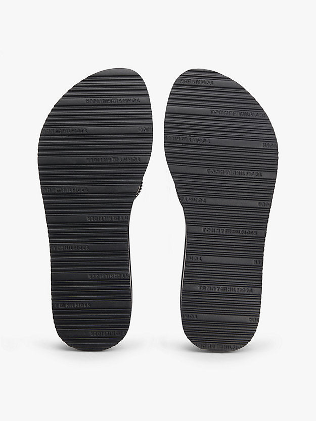 Webbing Strap Signature Wedge Flip-Flops