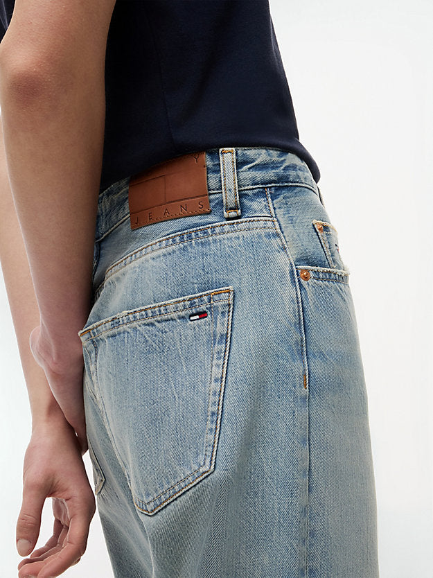 Selvedge High Rise Slim Straight Jeans