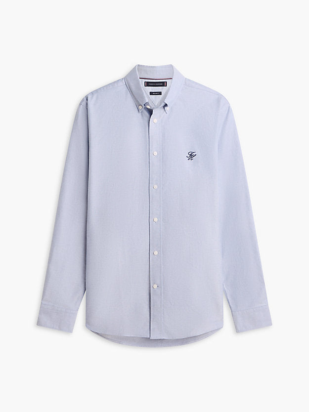 Heritage Regular Fit Logo Embroidery Oxford Shirt