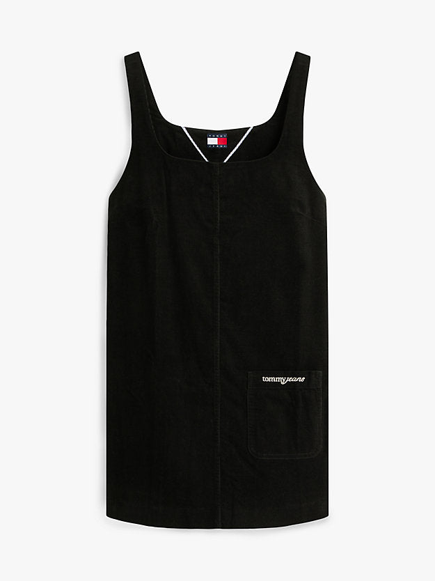Corduroy Mini Pinafore Dress