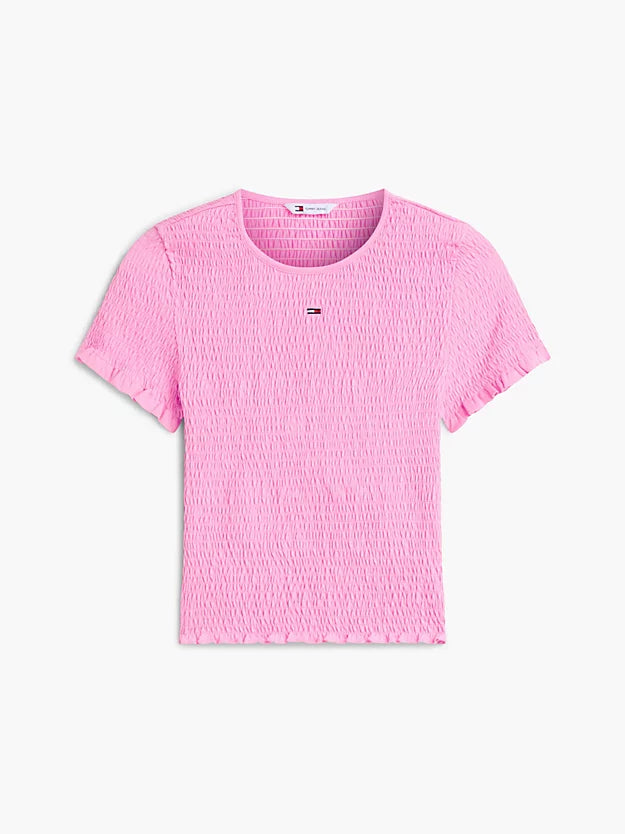 Smock Flag Embroidery Slim T-Shirt
