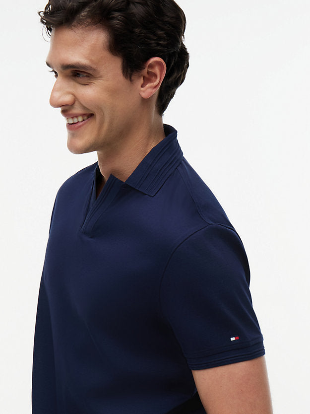 Regular Fit Interlock Knit Polo Shirt