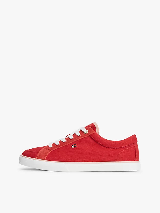 Canvas Enamel Flag Trainers