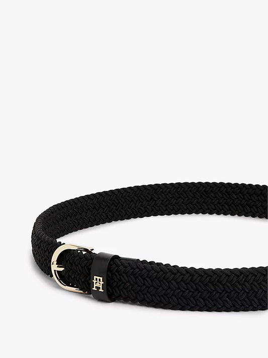 Essential Monogram Braided Elastic Belt