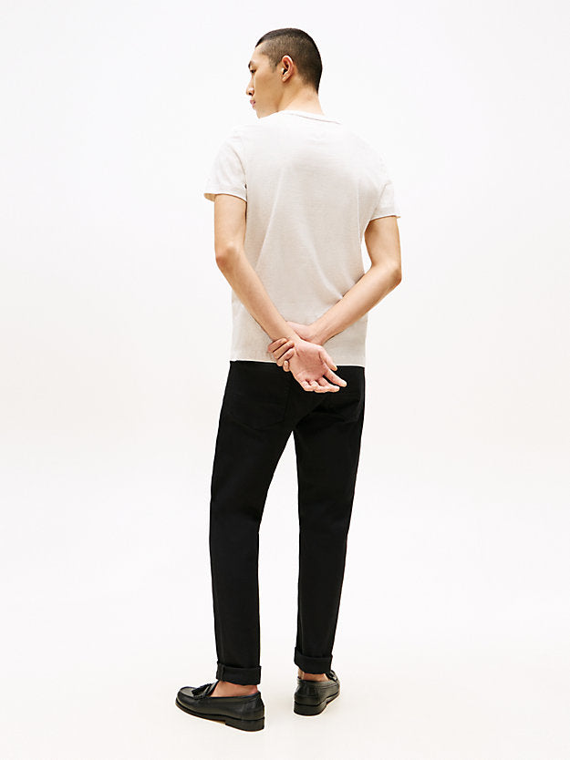 Logo Embroidery Slim Jersey T-Shirt