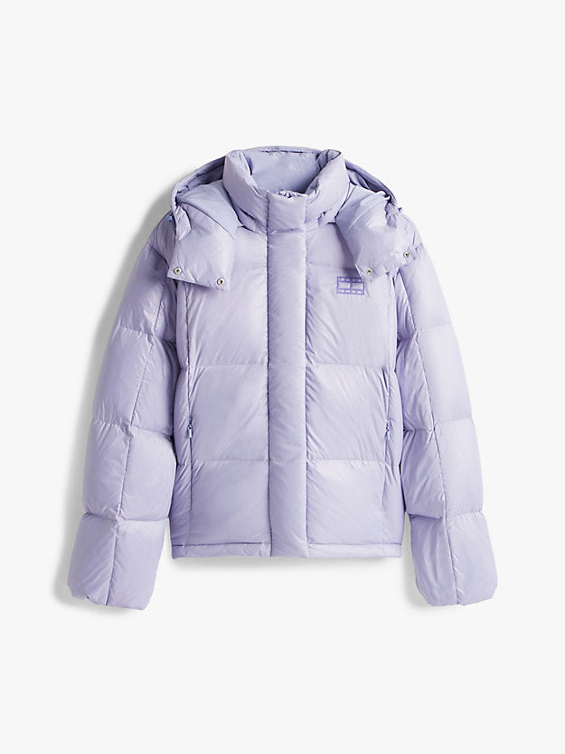 Shiny Quilted Down Alaska Puffer Jacket