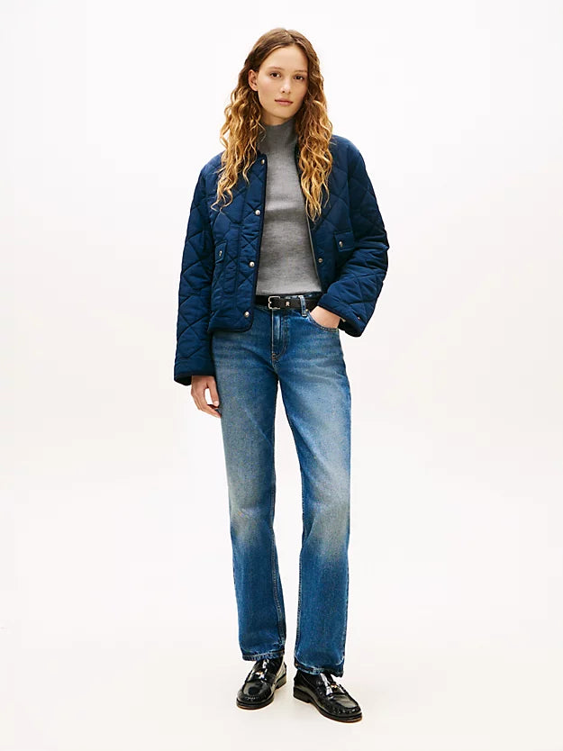 Padded Flag Quilted Water Repellent Jacket