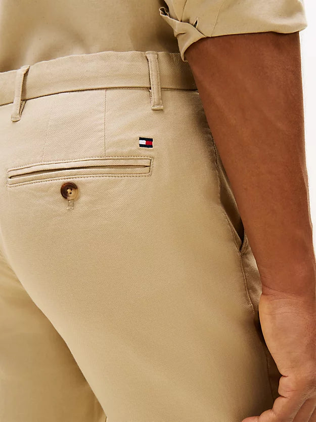 Denton Honeycomb Texture Straight Leg Chinos