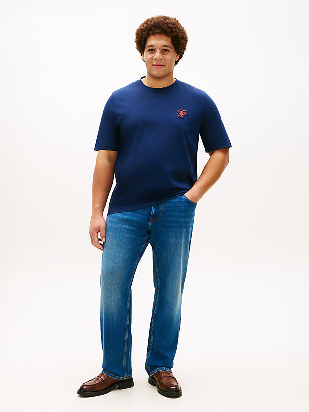 Plus Logo Embroidery Jersey T-Shirt