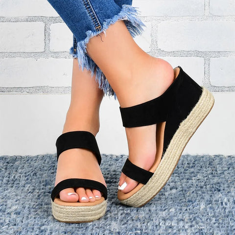 🔥LETZTER TAG 60% RABATT🔥-Keilsandalen für Damen
